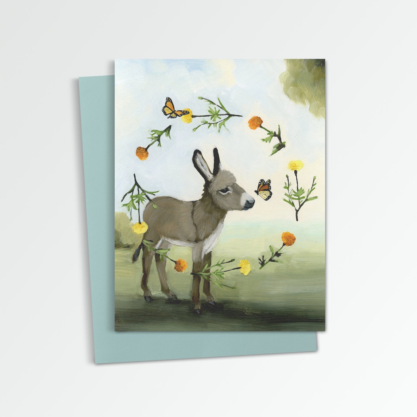 Donkey Notecard (Blank Inside)