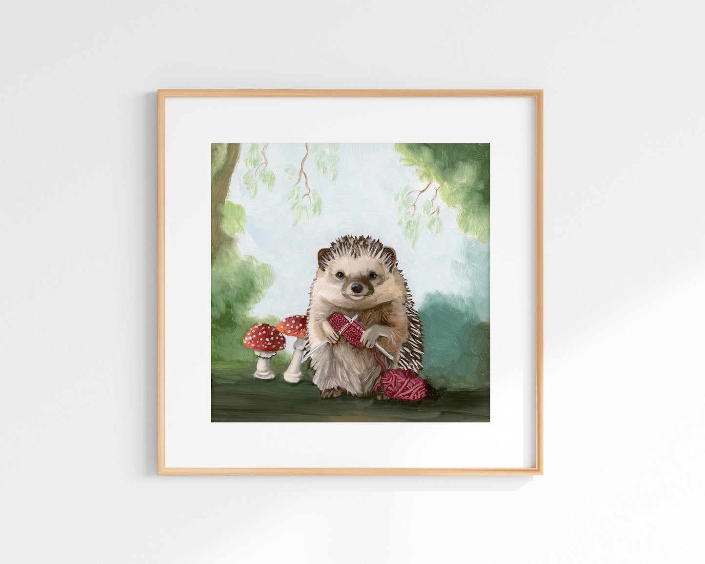 Hedgehog Knitting (8x8)