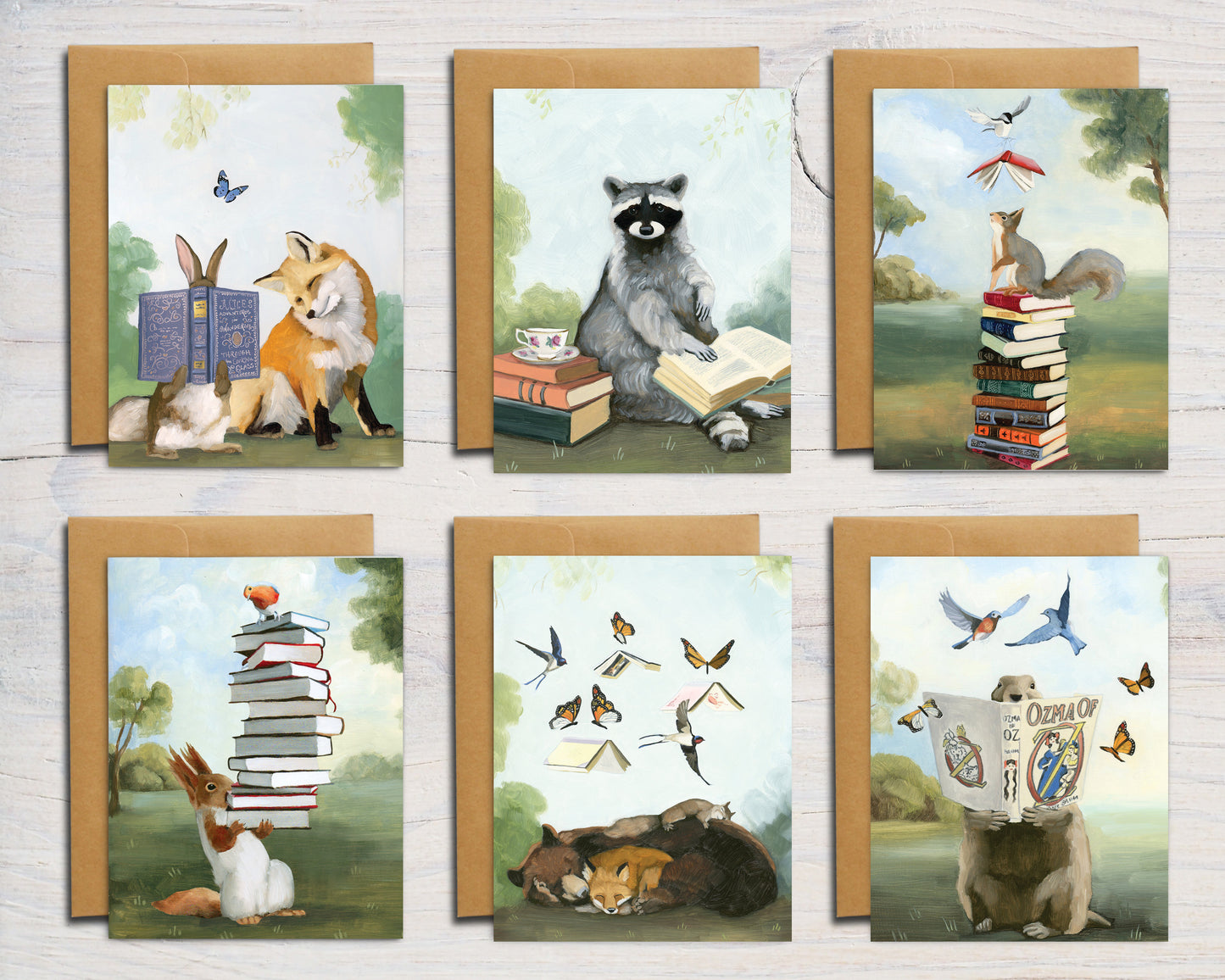 So Many Books Box Set (6 Notecards)