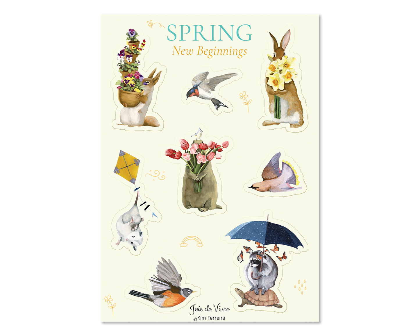 Spring Sticker Sheet