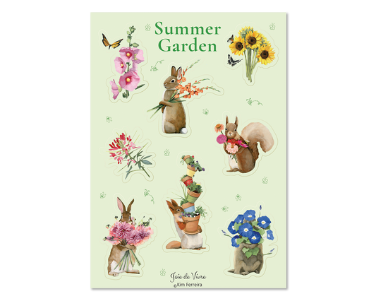 Summer Garden Sticker Sheet