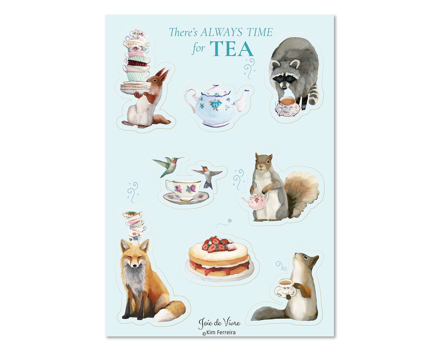 Tea Time Sticker Sheet