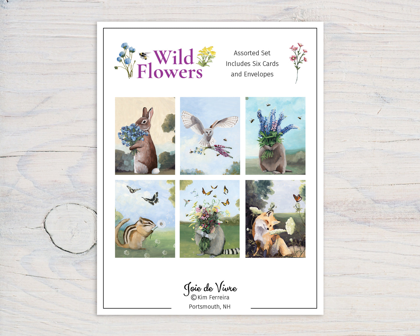 Wildflowers Box Set (6 Notecards)