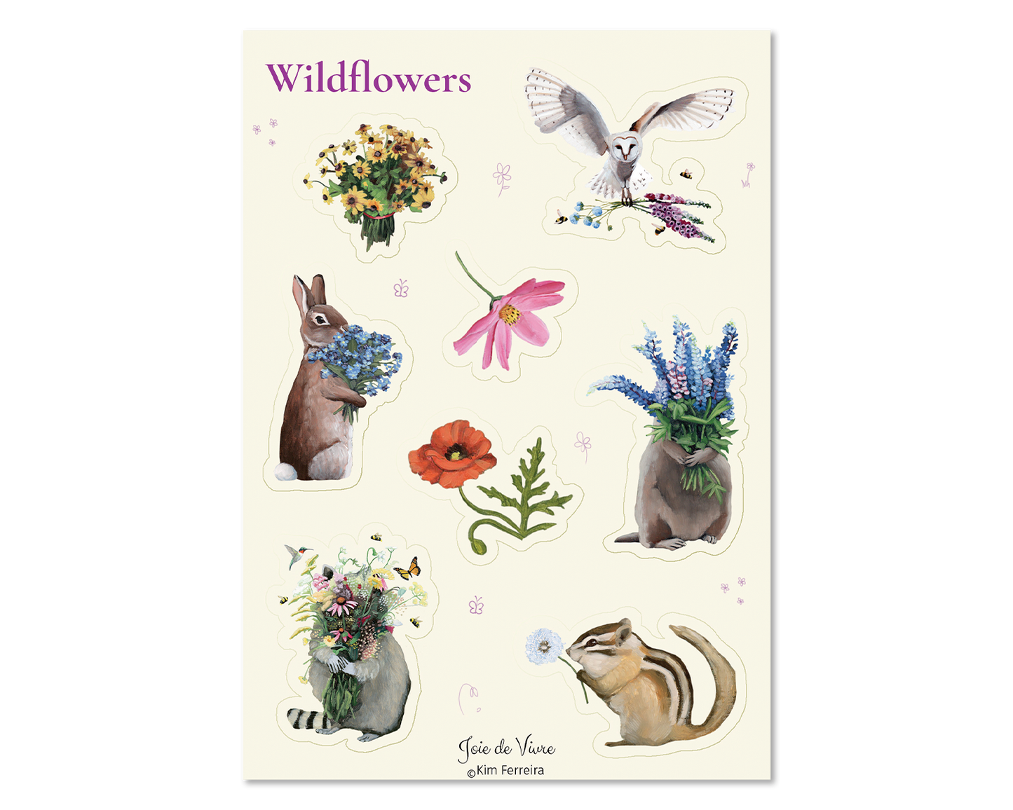 Wildflowers Sticker Sheet