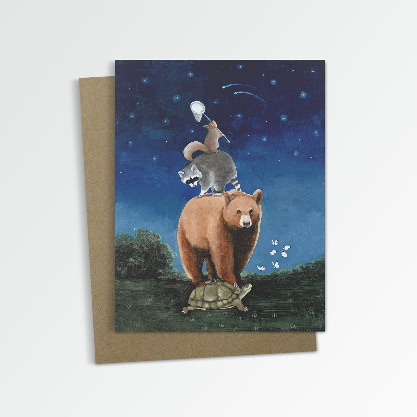 Catch a Shooting Star Notecard (Blank Inside)