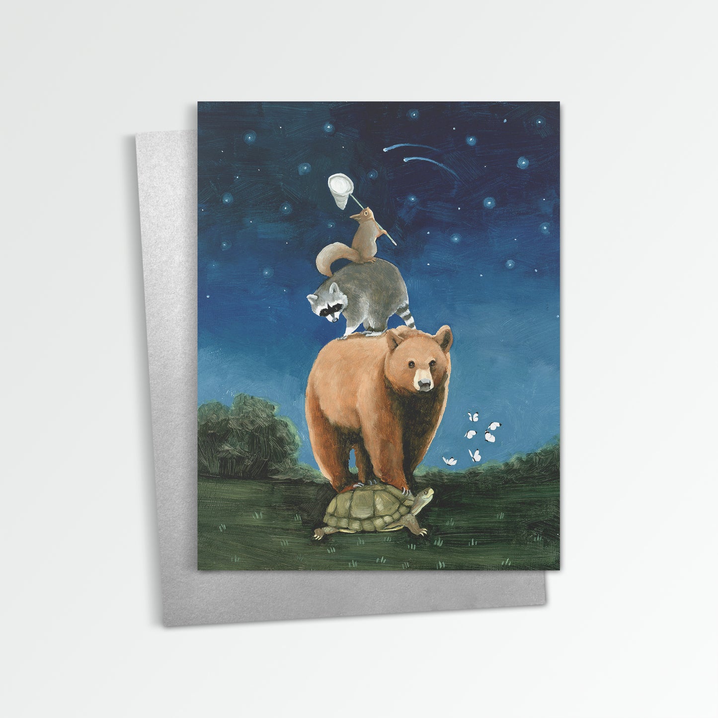 Catch a Shooting Star Notecard (Blank Inside)