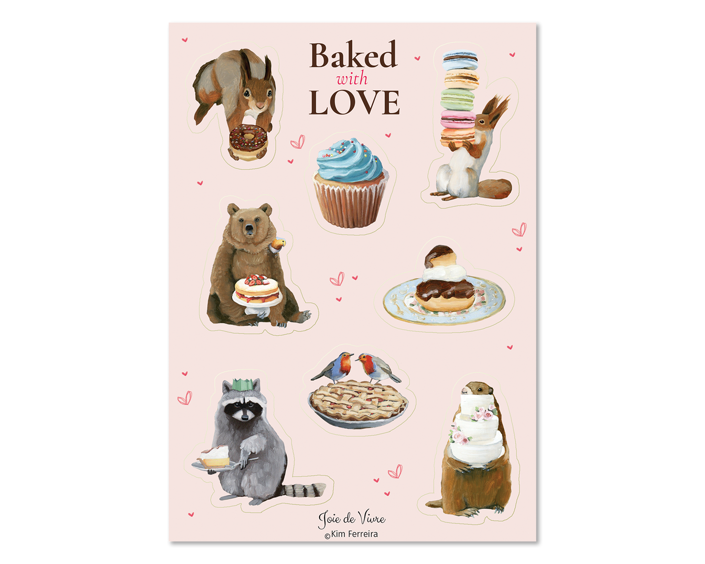 Baked w/ Love Sticker Sheet