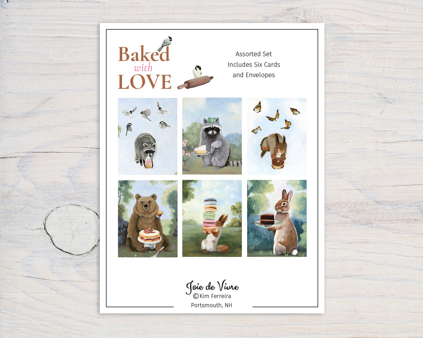Baked w/ Love Box Set (6 Notecards)