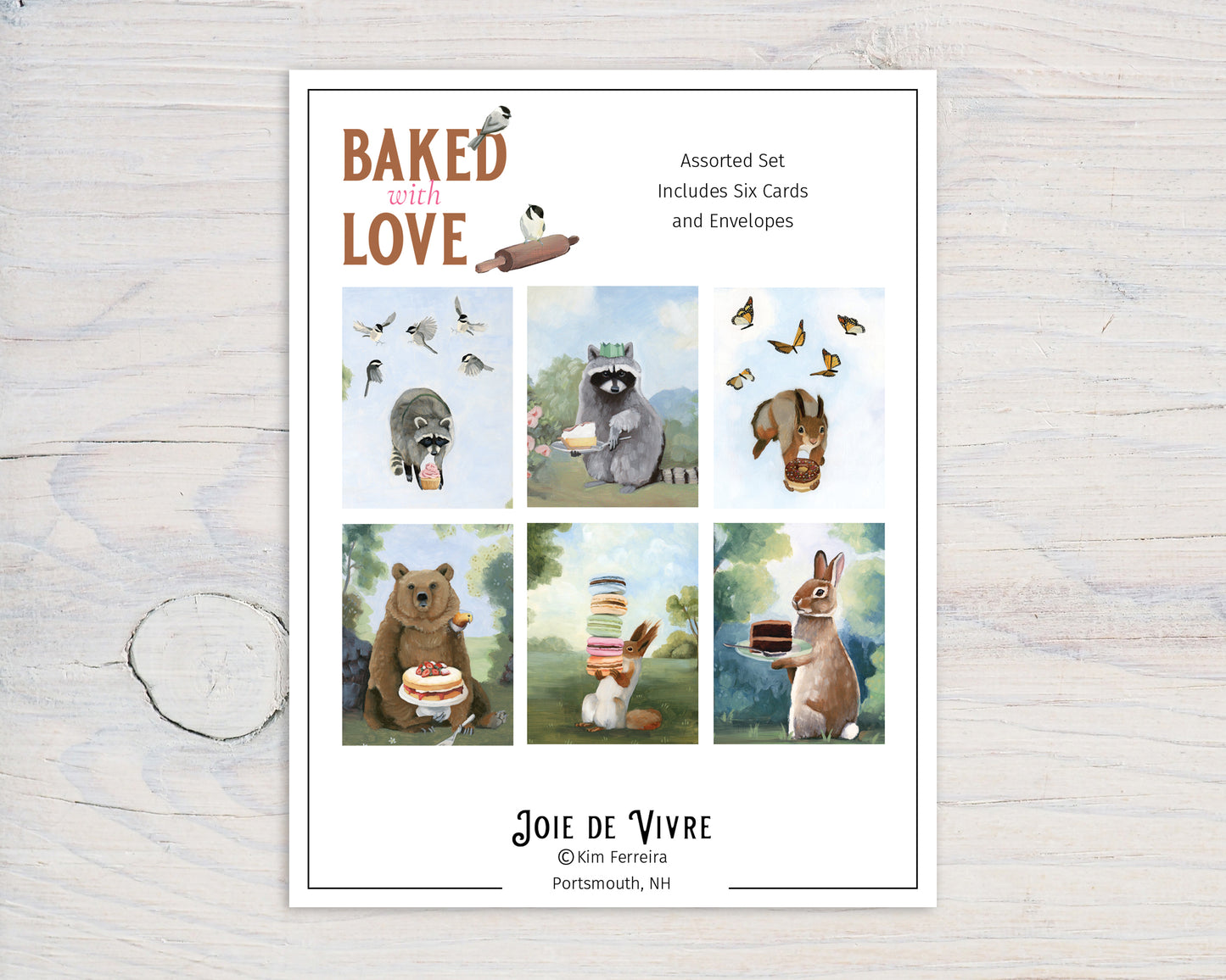 Baked w/ Love Box Set (6 Notecards)