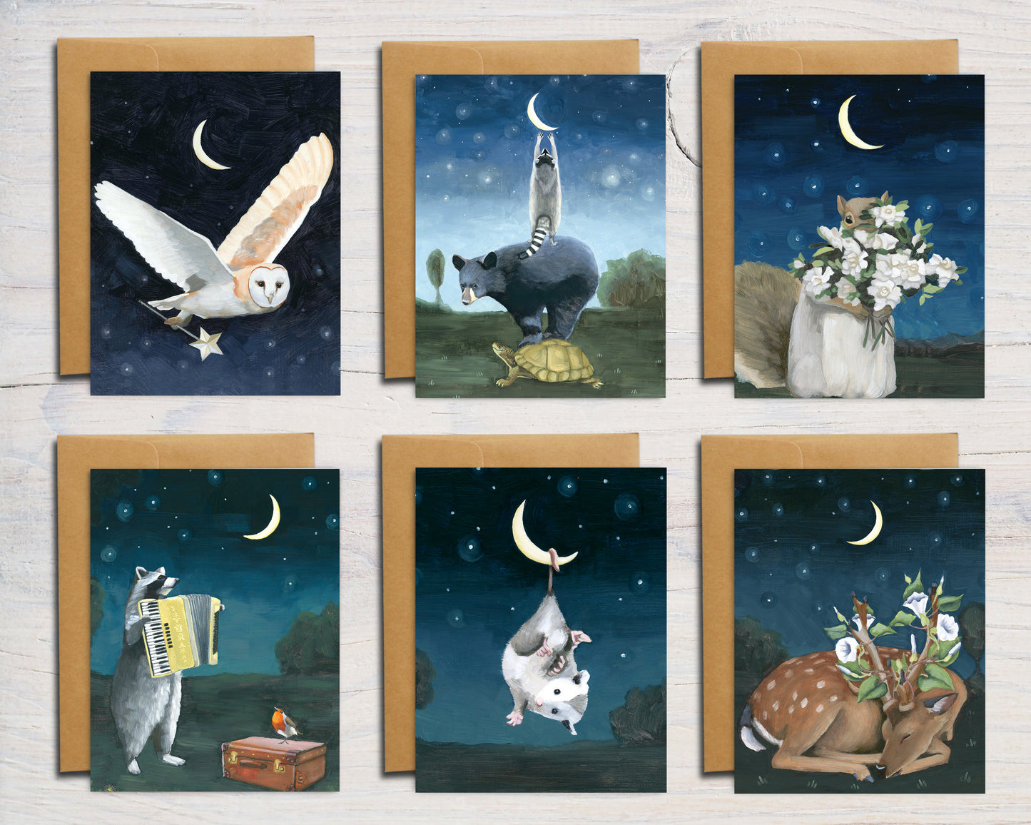 Crescent Moon Box Set (6 Notecards)