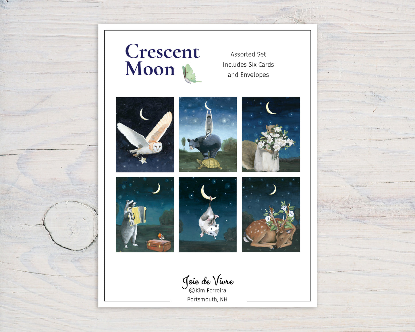 Crescent Moon Box Set (6 Notecards)