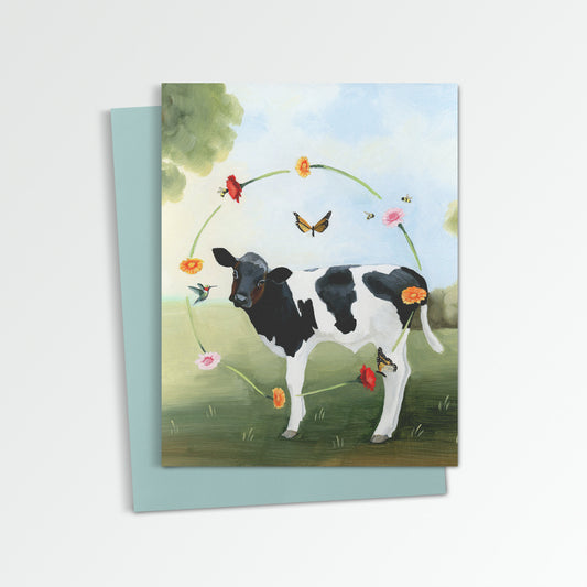 Cow Notecard (Blank Inside)