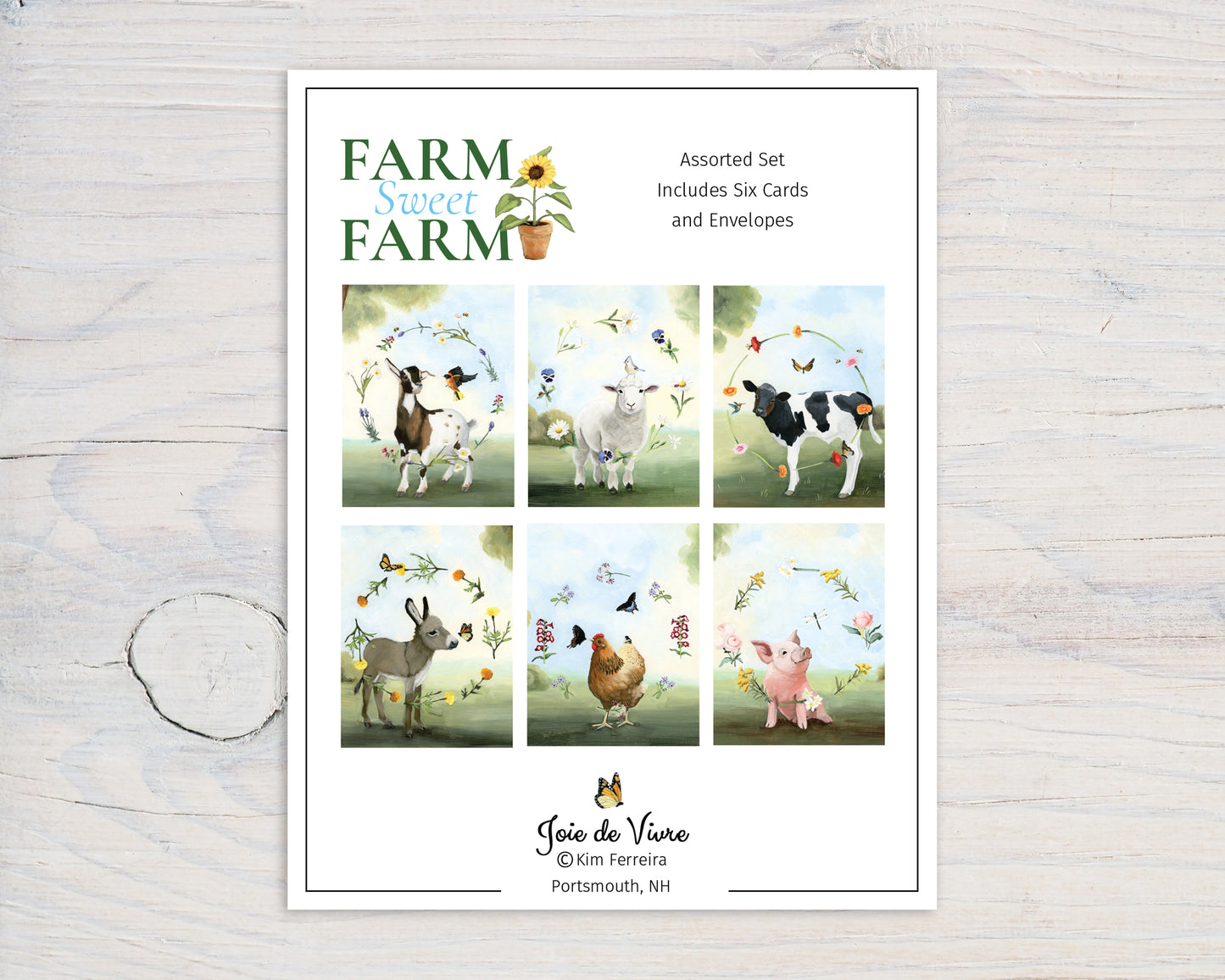 Farm Sweet Farm Box Set (6 Notecards)