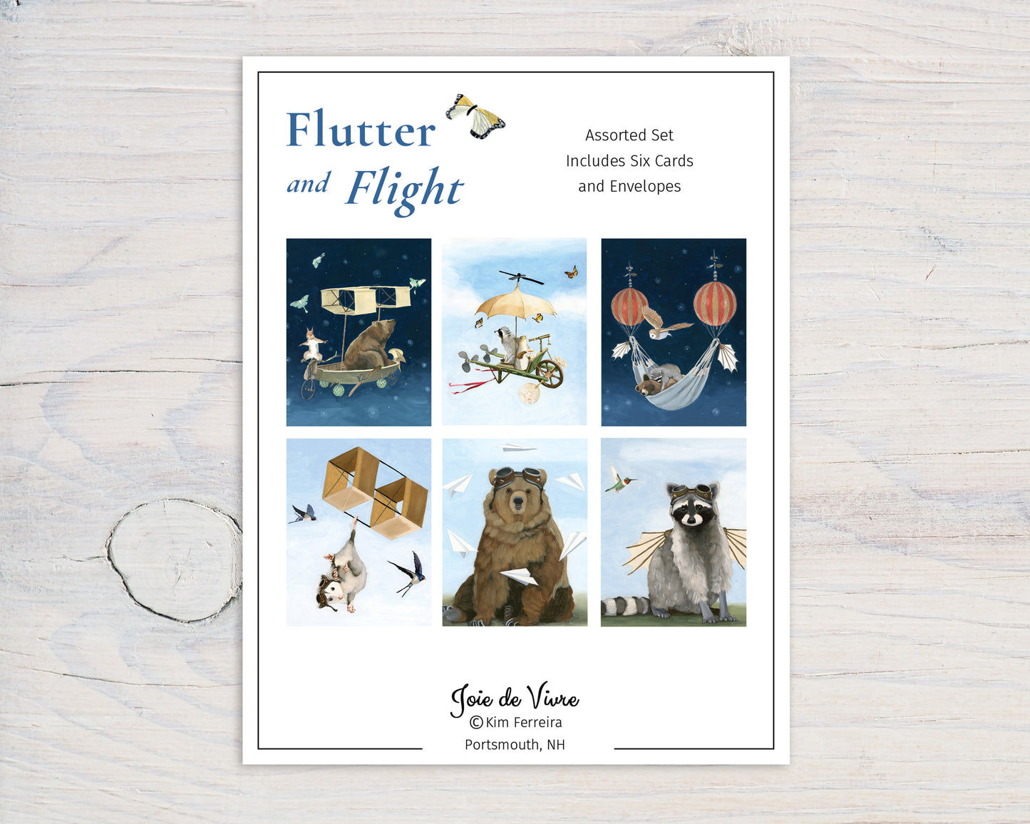 Flutter and Flight Box Set (6 Notecards)