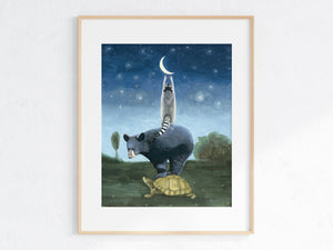 Reaching for the Moon - 11x14 Art Print
