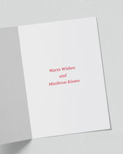 Load image into Gallery viewer, Bear &amp; Mistletoe - Holiday Greeting Card