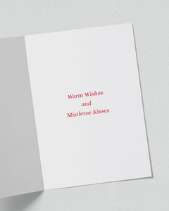Bear & Mistletoe - Holiday Greeting Card