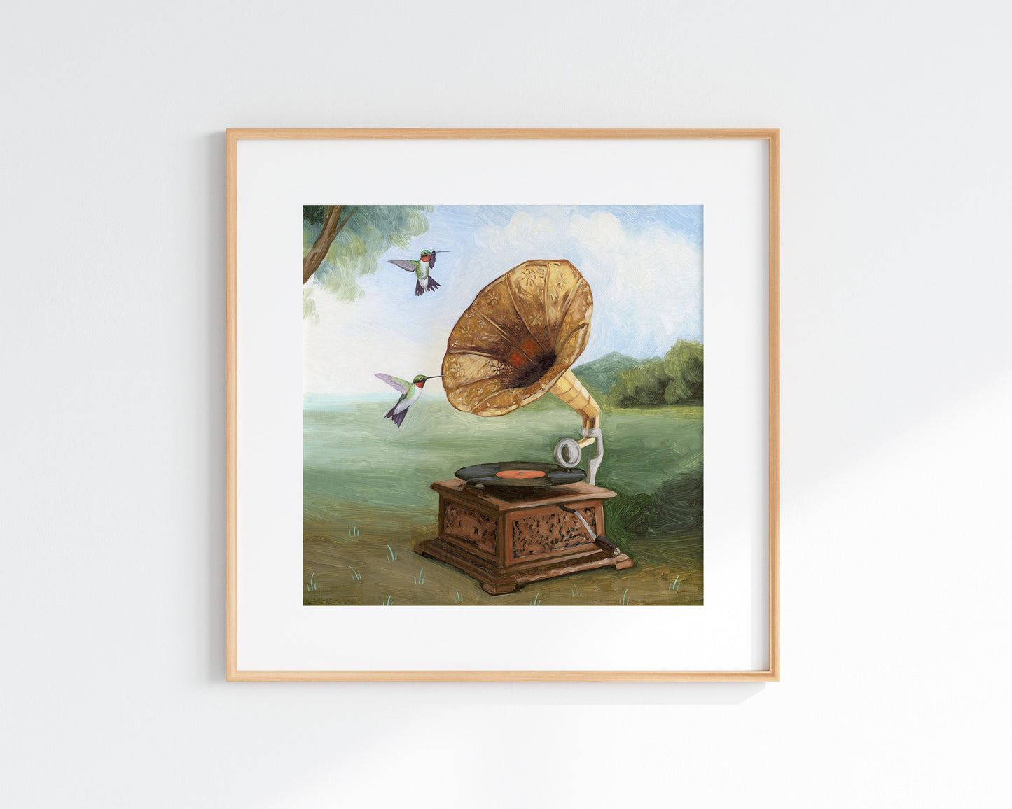 Phonograph - 10x10 Art Print