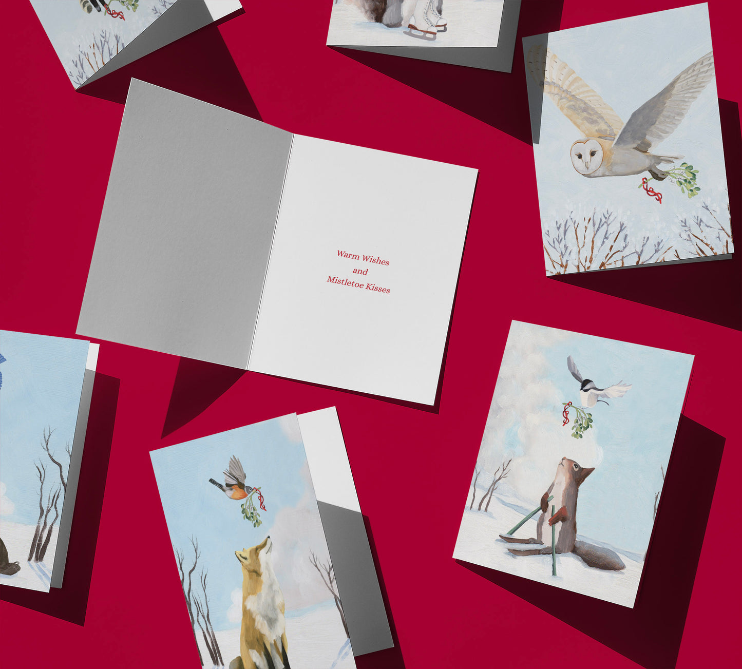 Mistletoe - Box Set of Holiday Cards