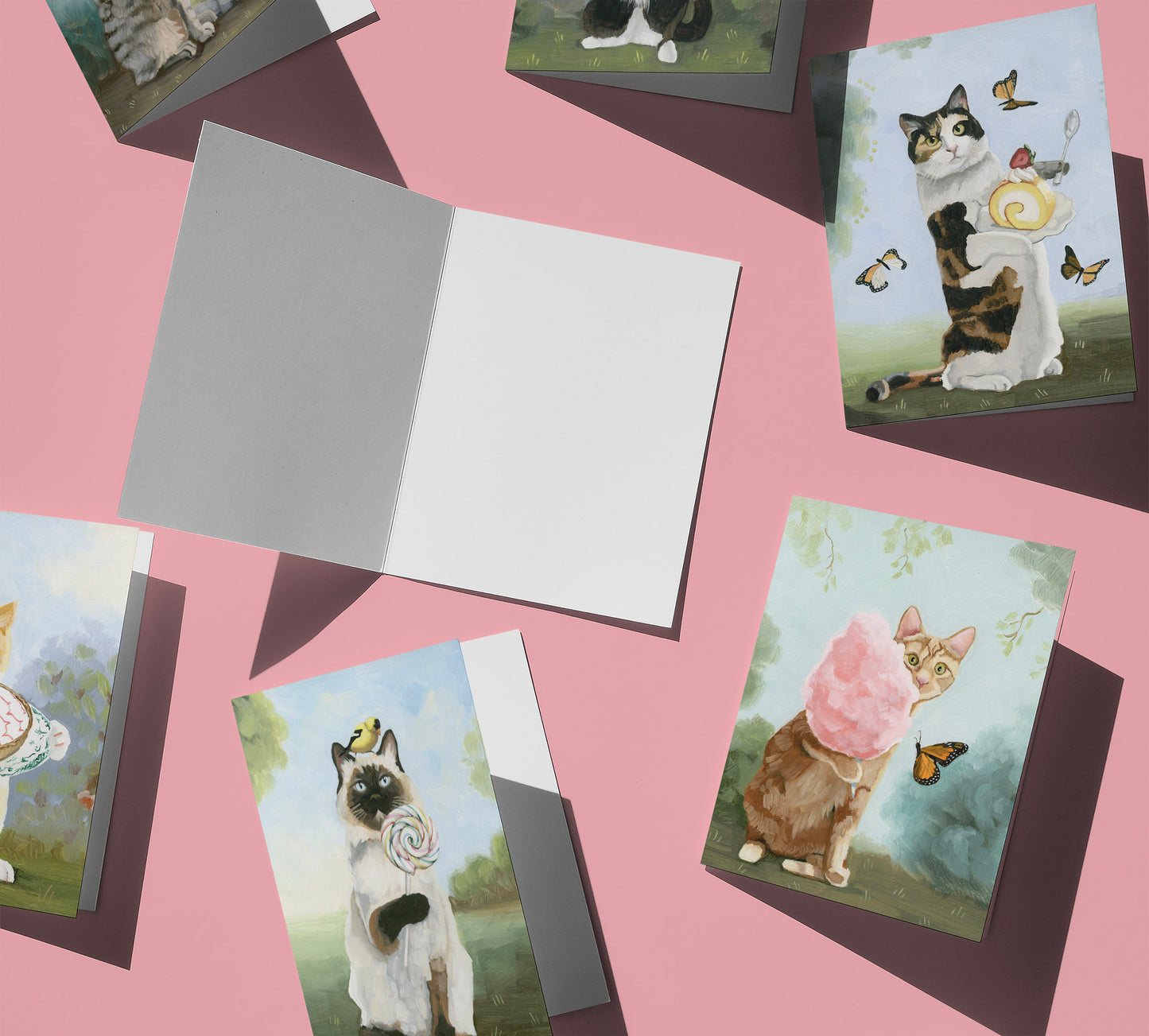 Cats and Sweets Box Set (6 Notecards)