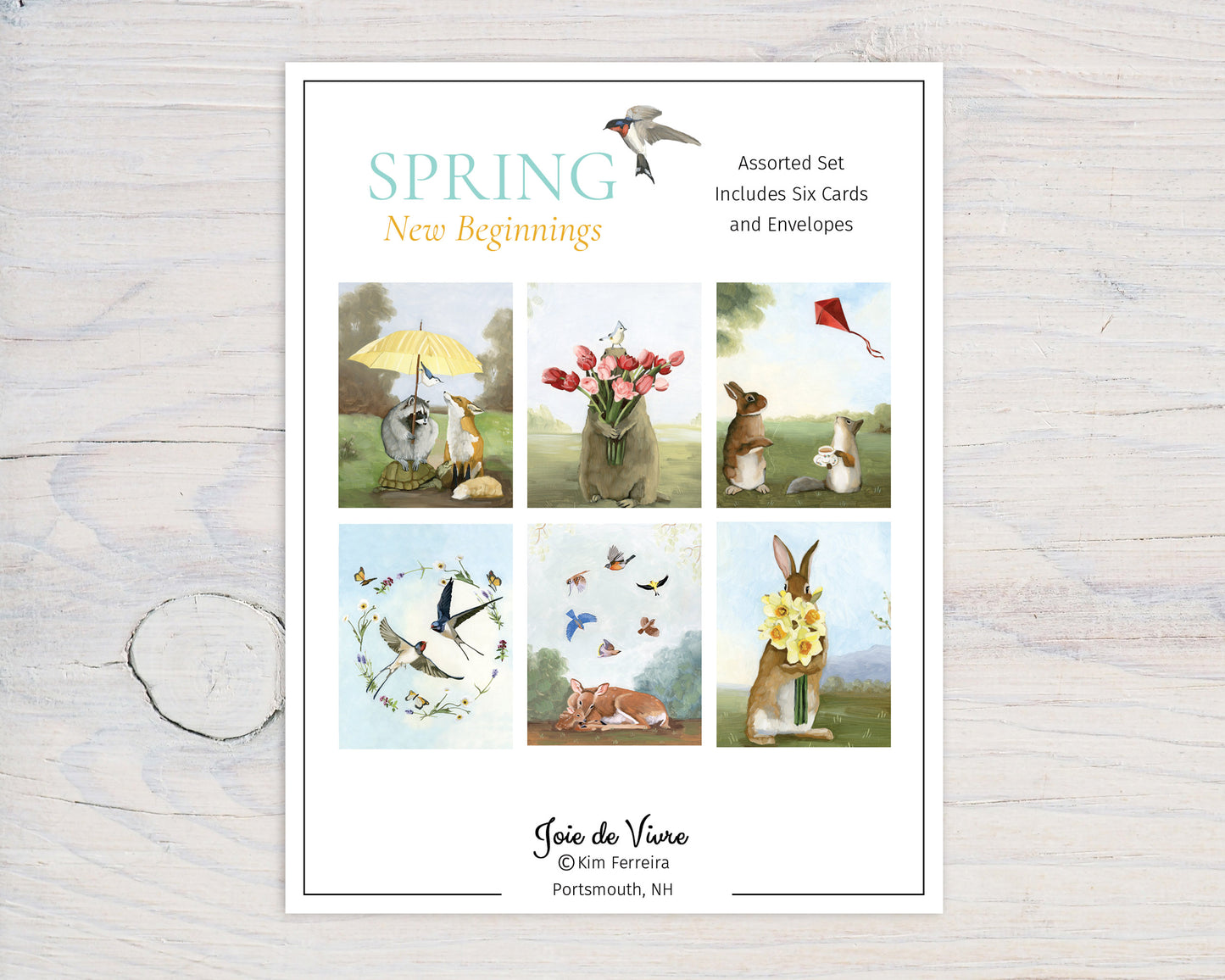 Spring, New Beginnings Box Set (6 Notecards)