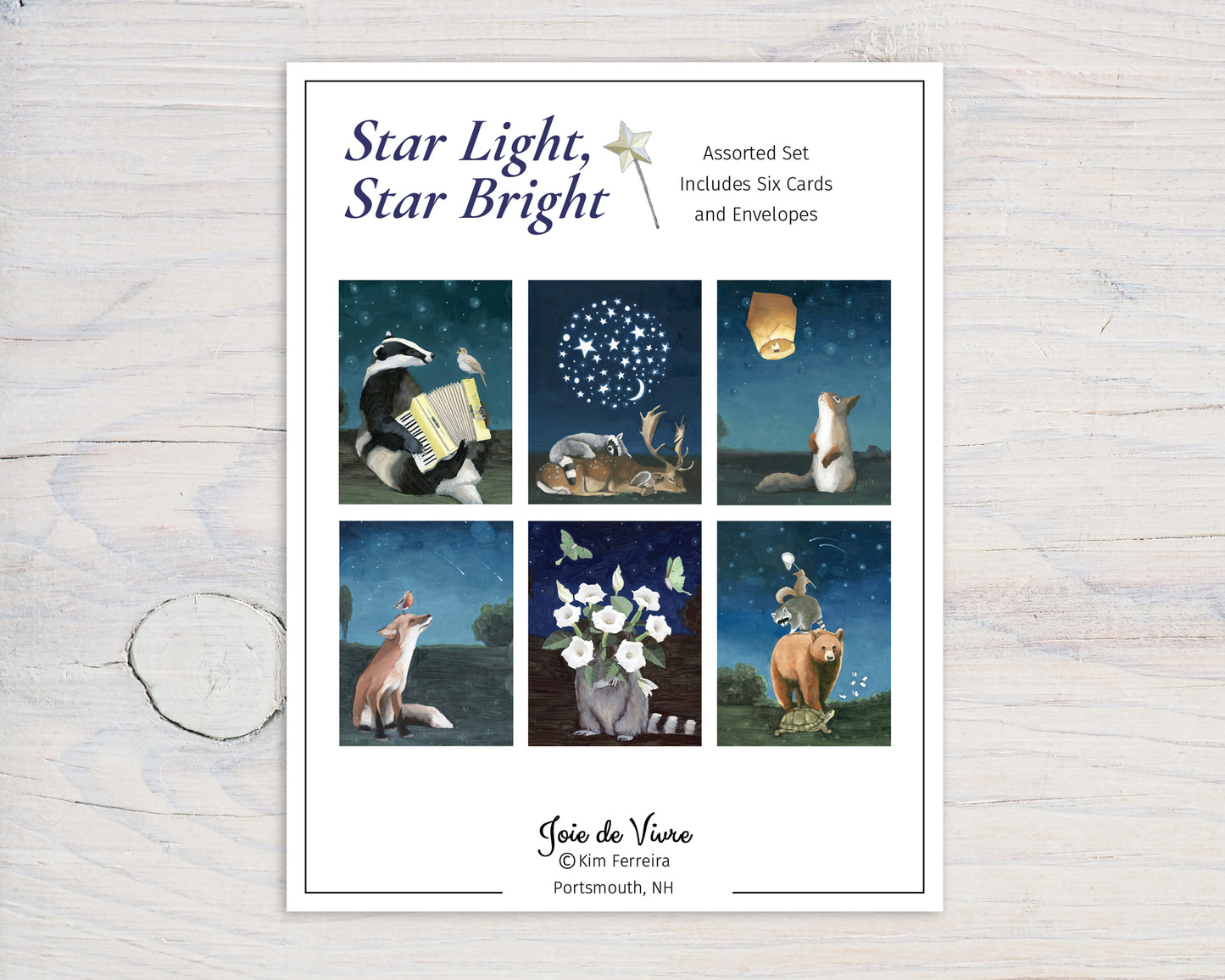 Star Light, Star Bright Box Set (6 Notecards)