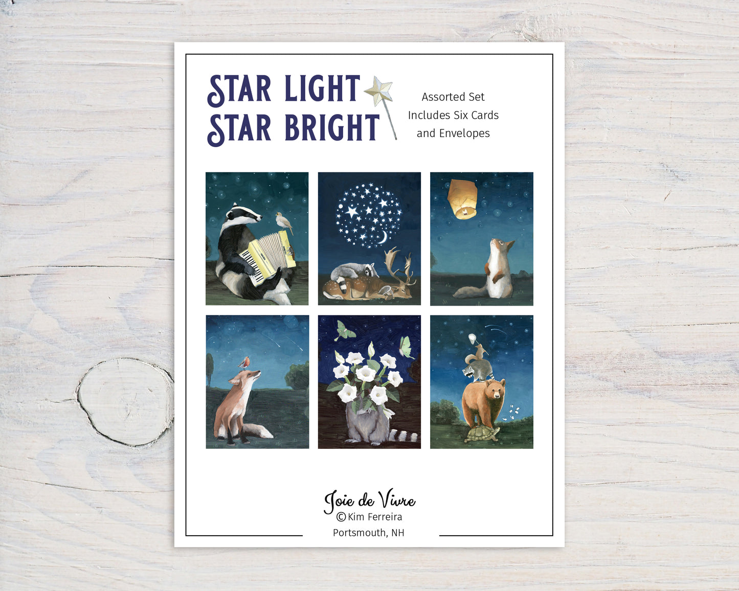 Star Light, Star Bright Box Set (6 Notecards)