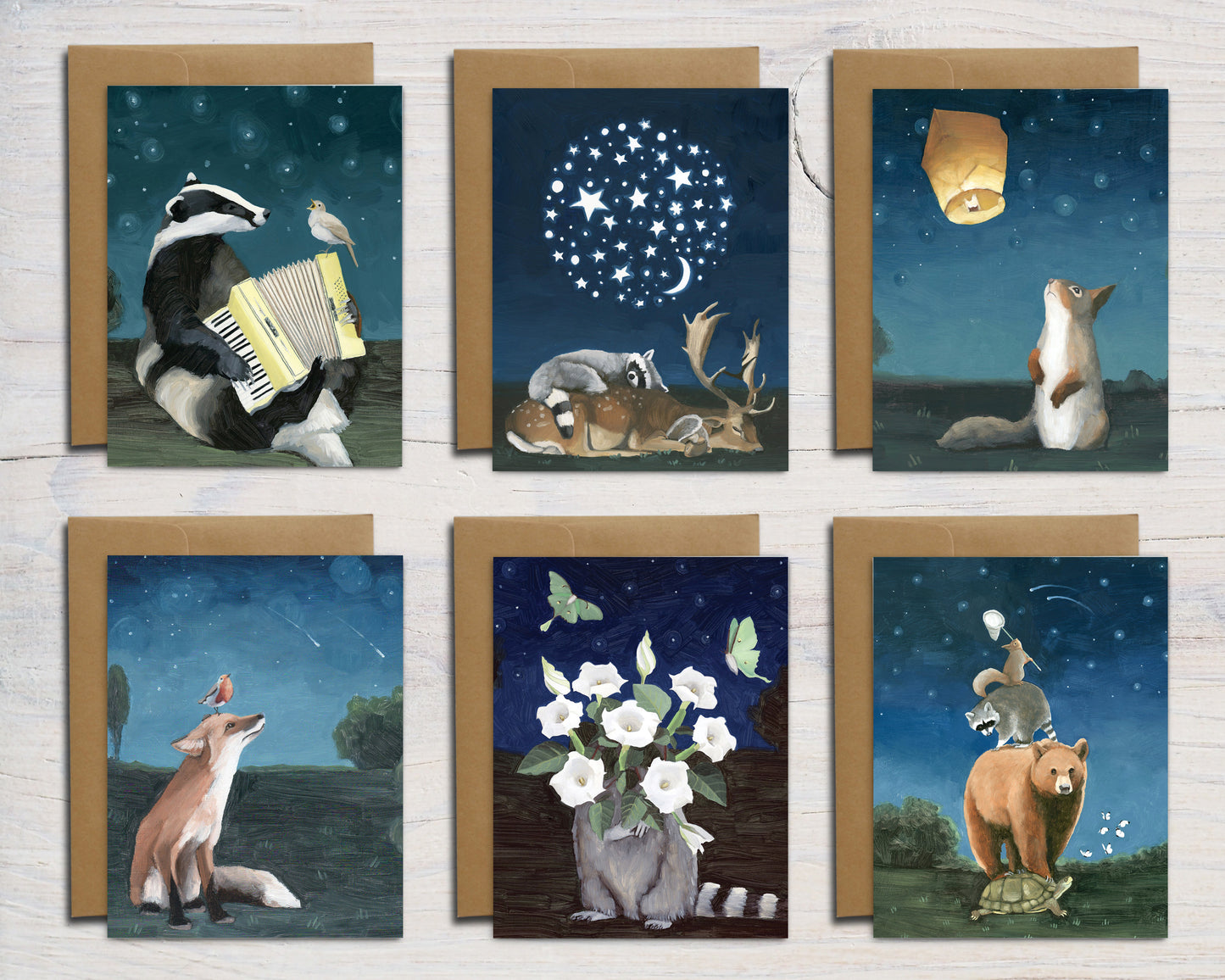 Star Light, Star Bright Box Set (6 Notecards)