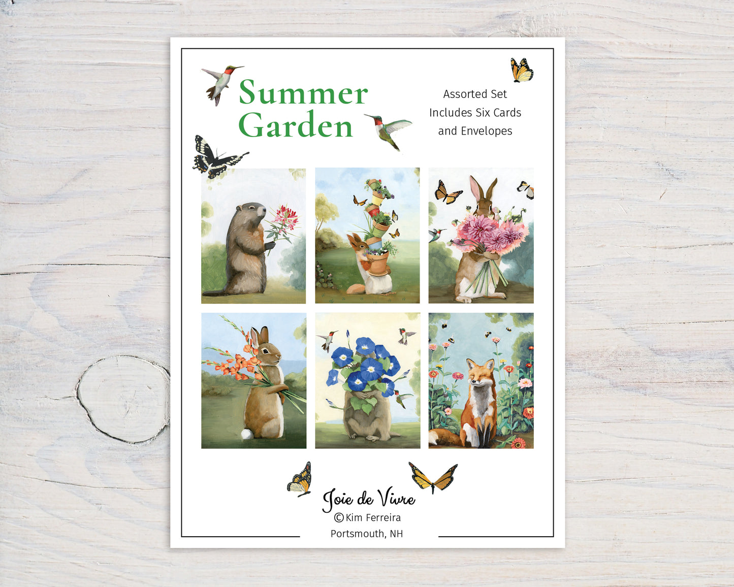 Summer Garden Box Set (6 Notecards)