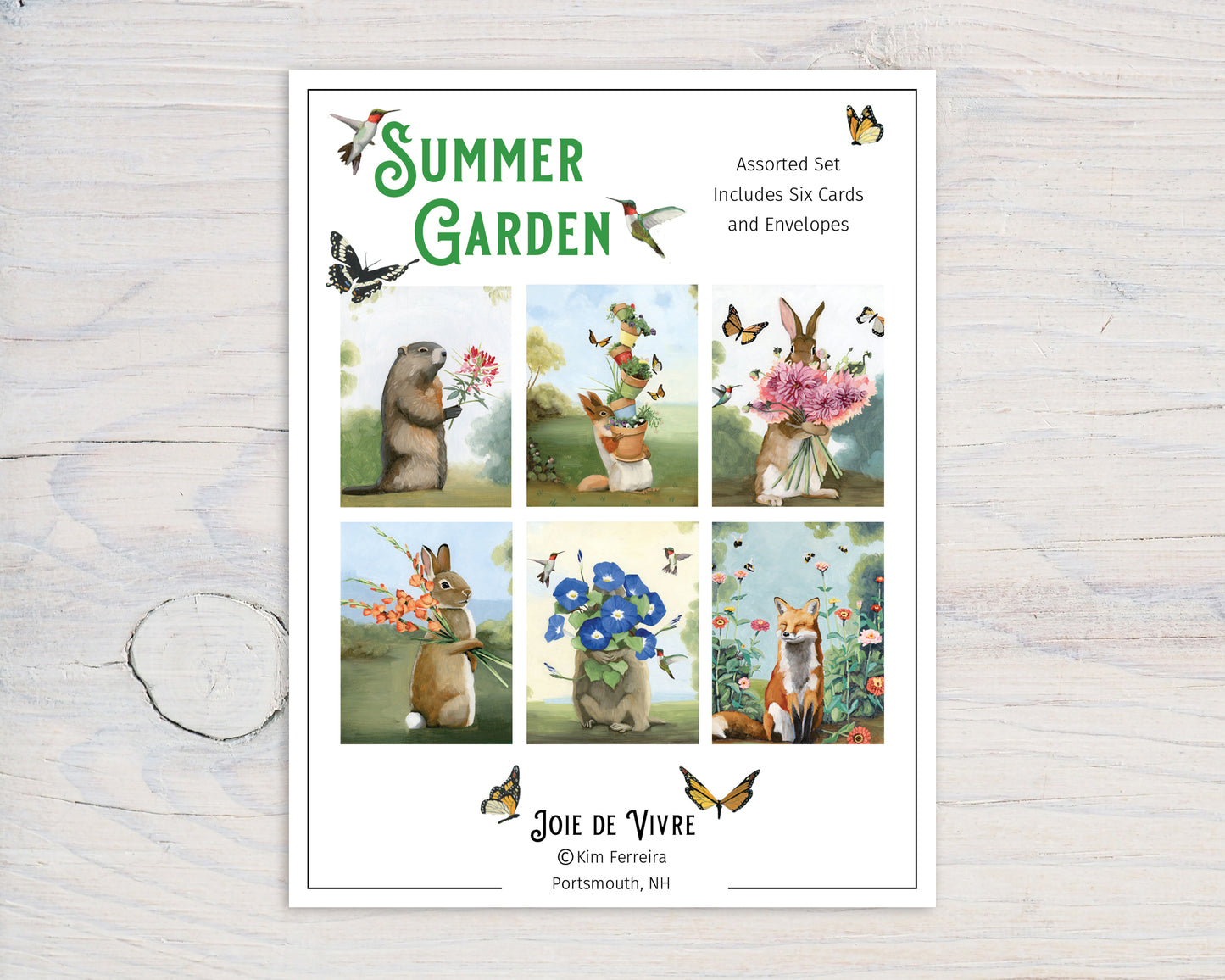 Summer Garden Box Set (6 Notecards)