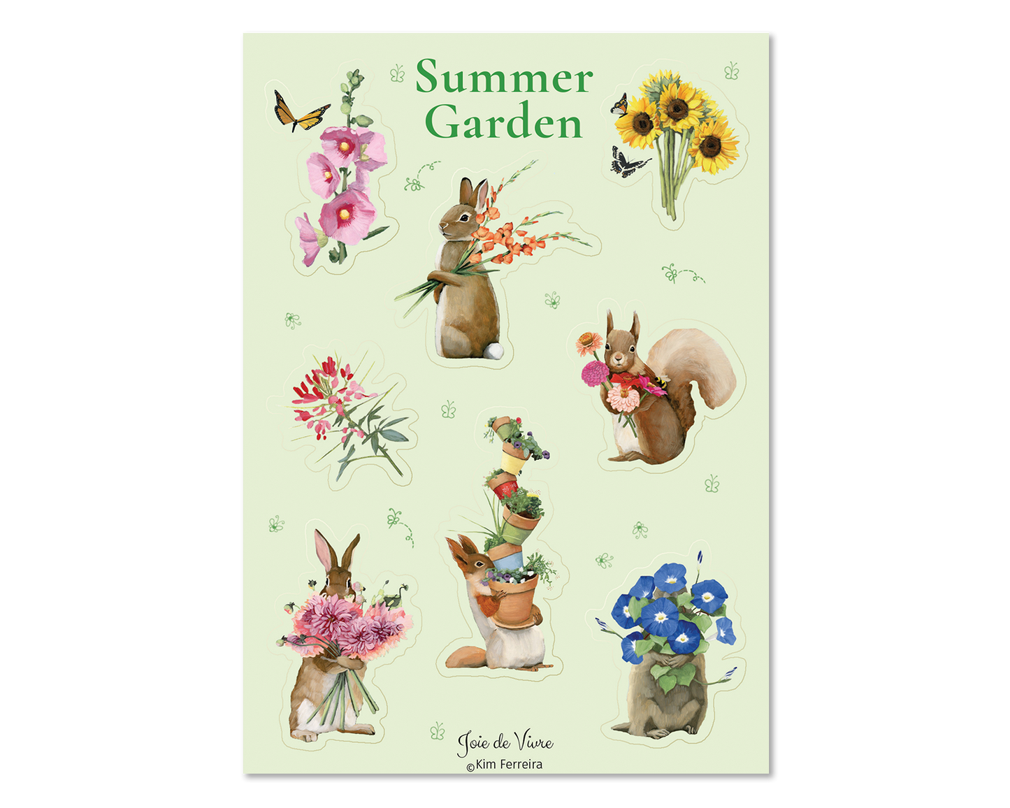 Summer Garden Sticker Sheet