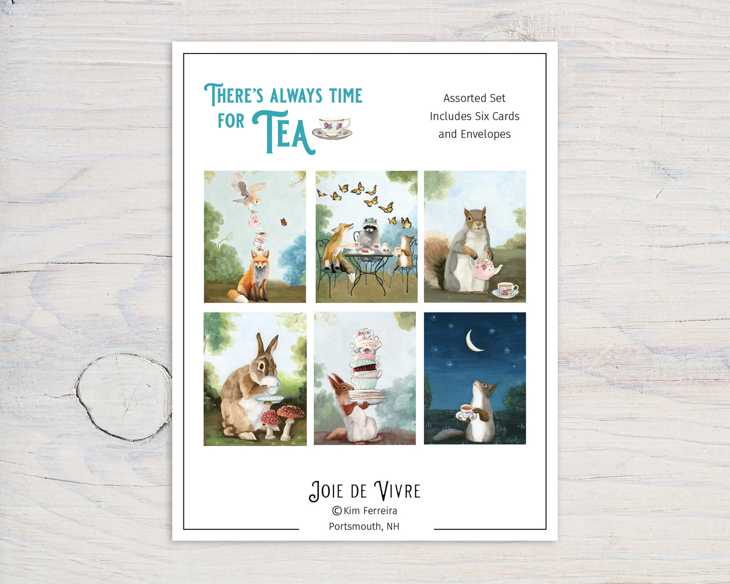 Tea Time Box Set (6 Notecards)