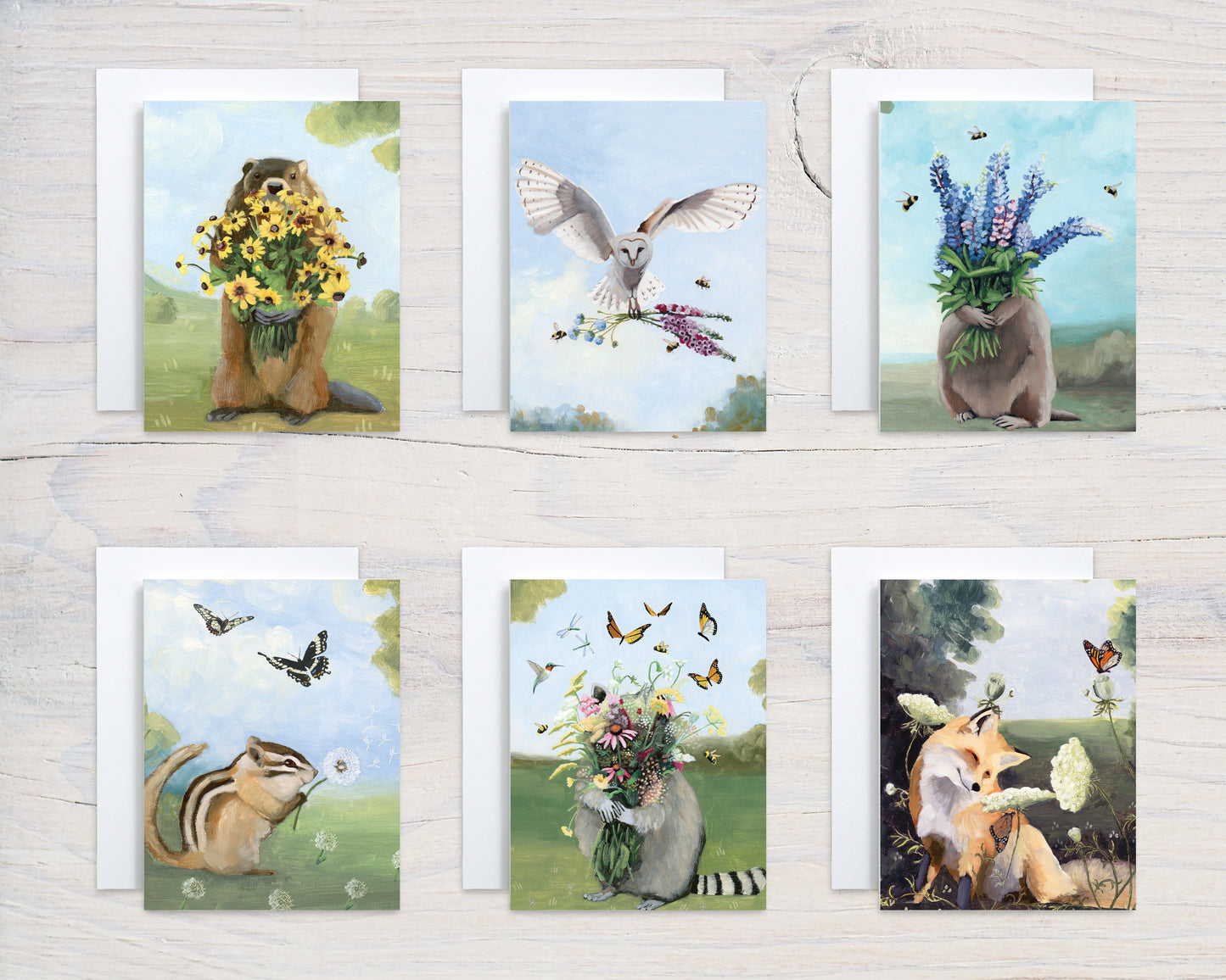 Wildflowers Box Set (6 Notecards)