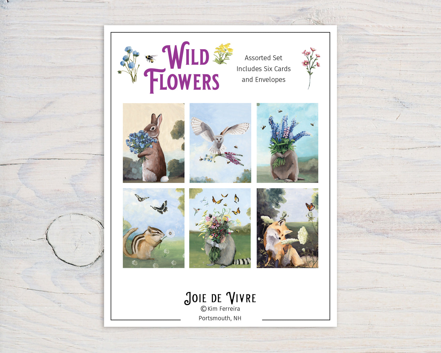 Wildflowers Box Set (6 Notecards)