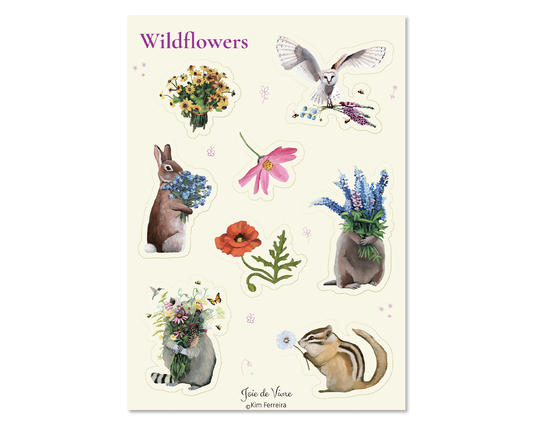 Wildflowers Sticker Sheet