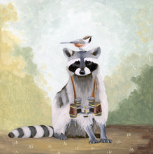 Load image into Gallery viewer, Raccoon Birding - Art Print