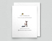 Load image into Gallery viewer, Badger w/ Accordion - Blank Notecard