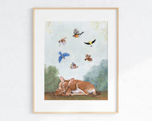 Load image into Gallery viewer, Deer and Songbirds - Art Print
