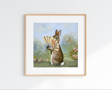 Load image into Gallery viewer, Rabbit w/ Fan - Art Print